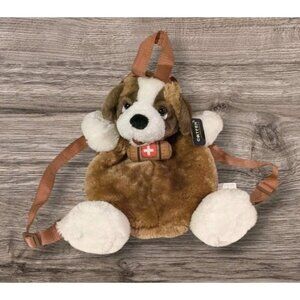 St. Bernard Dog Backpack Plush Tags Cotfer Geneve Swiss Collection Bag Toddler